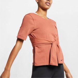 Nike Studio Short Sleeve Yoga Training Top Women’s
